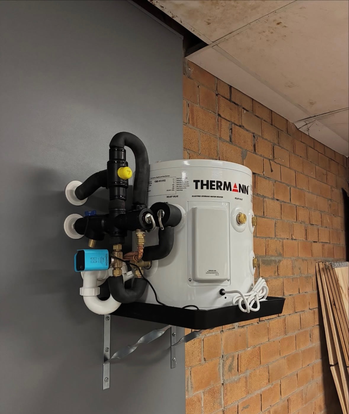 Thermann hot water unit installed by Ace Martin Plumbing in Brisbane